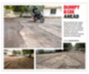 Noida's Film City Road in Disrepair: Potholes, Traffic Snarls Plague Media Hub Commuters