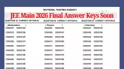 NTA to Release JEE Main 2026 Final Answer Keys Soon for Session 1