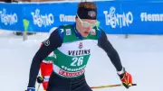 Olympic Skier Ben Loomis Narrowly Avoids Injury After Leaf Blower Strike
