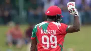 Oman's Mohammad Nadeem Makes History with T20 World Cup Half-Century vs Sri Lanka