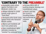 Owaisi Condemns 'Food Jihad' Allegations, Demands Action Against YouTubers