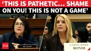 Pam Bondi Clashes With Becca Balint Over Epstein Files In Heated House Hearing