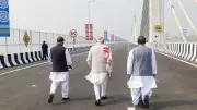 PM Modi Inaugurates Brahmaputra Bridge, IIM Campus, and Data Centre in Assam