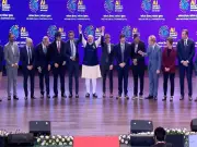 PM Modi Joins Global Leaders and Tech Titans for Group Photo at AI Impact Summit
