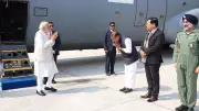 PM Modi Lands at Assam's First Emergency Landing Facility on NH-37