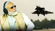 PM Modi Lands at Dibrugarh Emergency Runway, Rafale and Sukhoi Jets Showcase India's Strategic Might