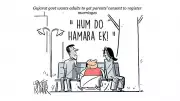 Political Cartoon Sparks Debate on India's Population Control Policies