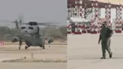 President Murmu Flies Indigenous LCH Prachand Near India-Pakistan Border