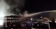 Private Bus Catches Fire Near Nelamangala, Bengaluru; All Passengers Escape Unharmed