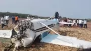 Private Training Aircraft Crashes in Karnataka, Two Pilots Escape with Minor Injuries
