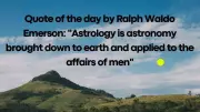 Ralph Waldo Emerson's View on Astrology: Bridging Cosmos and Human Life