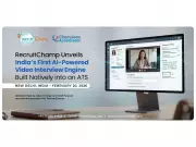 RecruitChamp Launches India's First Native AI Video Interview Engine at AI Summit 2026