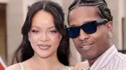 Rihanna's Wardrobe Malfunction at A$AP Rocky's Fashion Show