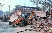 Sasaram Civic Body Digs Up Pavements to Combat Stubborn Vendor Encroachment