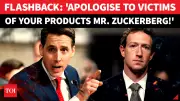 Senator Hawley Forces Zuckerberg to Apologize to Families in Tense Senate Hearing