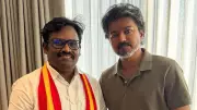 Senior AIADMK Leader Dhanapal's Son Lokesh Tamilselvan Joins TVK Party