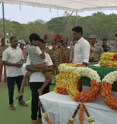 Seven-Year-Old Son's Salute Honors Fallen C-60 Commando Father in Gadchiroli