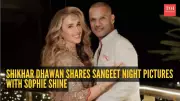 Shikhar Dhawan Shares Sangeet Night Pics, Wedding Festivities Begin