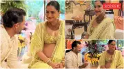 Sonam Kapoor Hosts Godh Bharai in Mumbai, Glows in Lime-Green Lehenga
