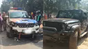 Speeding SUV Collides with Police Patrol Vehicle Near Patna's High-Security Zone