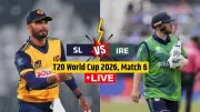 Sri Lanka vs Ireland T20 World Cup 2026 Live: Scorecard and Match Updates