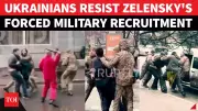 Street Clashes Erupt in Ukraine Over Military Conscription, Videos Show Civilian Resistance