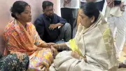 Sunetra Pawar Visits Grieving Family of Vidhip Jadhav After Baramati Plane Crash