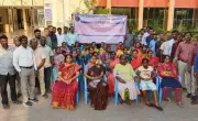 Tamil Nadu University Teachers Protest Over Promotion Disparities in Trichy