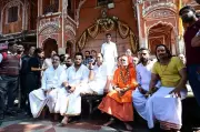 Temple Priests Protest in Jaipur After Police Misconduct During Maha Shivratri