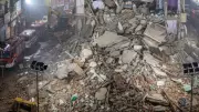 Three-Storey Building Collapses in Kota, Rajasthan; Multiple People Feared Trapped
