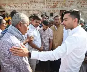 TMC's Abhishek Banerjee Meets Family of Migrant Worker Murdered in Pune