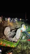 Tractor Trolley Overturn in Jagtial Kills 4, Including Teen Girl; 8 Injured