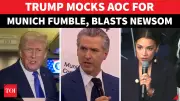 Trump Blasts AOC and Newsom Over Munich Remarks, Calls Them 'Incompetent'