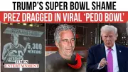 Trump Targeted in Viral 'Pedo Bowl' Projection at Las Vegas Super Bowl Eve
