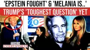 Trump's Epstein Ties Questioned Again: Hillary, Melania Dominate Air Force One Press Briefing