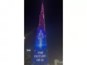 UAE's Burj Khalifa Illuminates for India's AI Impact Summit in New Delhi