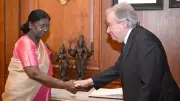 UN Chief Guterres Meets President Murmu in Delhi, Discusses AI Governance and UN Reform