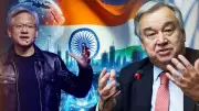 UN Chief Lauds India's AI Leadership, Nvidia CEO Forecasts Massive Job Creation