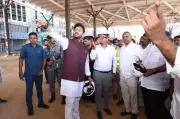 Union Minister Reviews Rajahmundry Airport Terminal Construction, Sets March Deadline