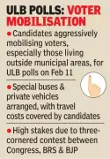 Urban Polls See Massive Voter Transport Push as Parties Fight for Every Vote