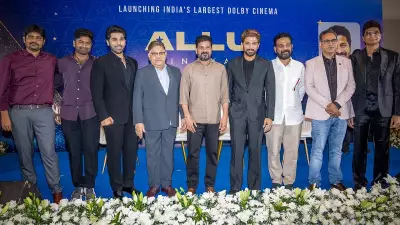 Allu Family Launches Asia's Largest Dolby Cinema Screen in Hyderabad
