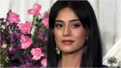 Amrita Rao's Blue Lehenga Steals Spotlight at Barjatya Wedding Reception