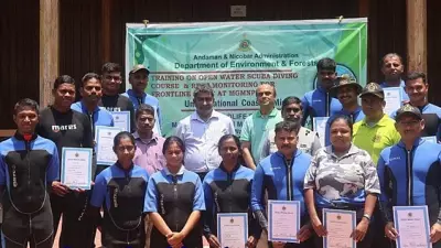 Andaman Makes History with World's First Underwater Scuba Diving Certificate Ceremony