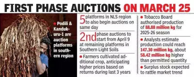 Andhra Tobacco Farmers Face Crisis: Weak Demand, High Taxes Threaten Auction Season