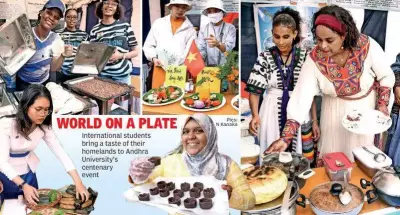 Andhra University Feast Fest Unites 50 Nations Through Global Cuisine