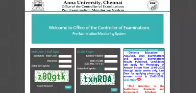 Anna University Releases CDE August-September 2025 Exam Results Online