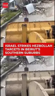 Beirut's Southern Suburbs in Ruins as IDF Strikes Hezbollah Amid Escalating Conflict