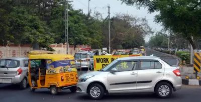 Bhubaneswar's Sachivalaya Marg Nightmare: Concrete Road Upgrade Causes Month-Long Traffic Chaos