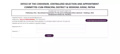 Bihar Civil Court Releases Admit Cards for 2026 Peon Recruitment Exam