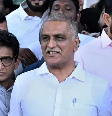 BRS Leader Harish Rao Slams Telangana Govt Over Krishna-Godavari Water Rights